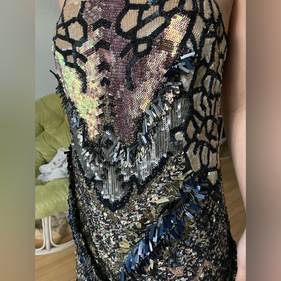 All Saints Embellished Dreamcatcher Dress - Picture 4 of 5